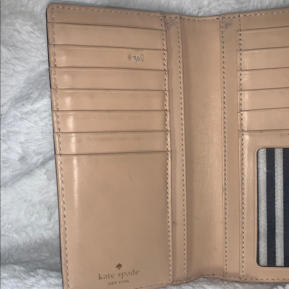 Kate Spade Black Leather Wallet with Gold Hardware - Picture 6 of 10